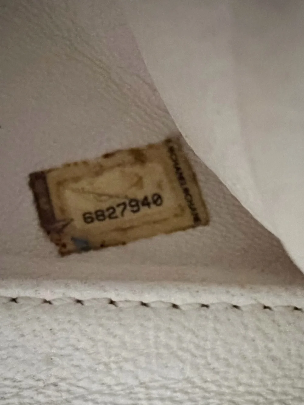 Chanel Sports Line Quilted Logo Bowler Bag Grey Canvas White Leather Trim - Picture 15 of 15